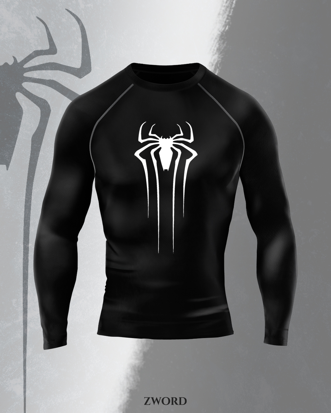 spider black front