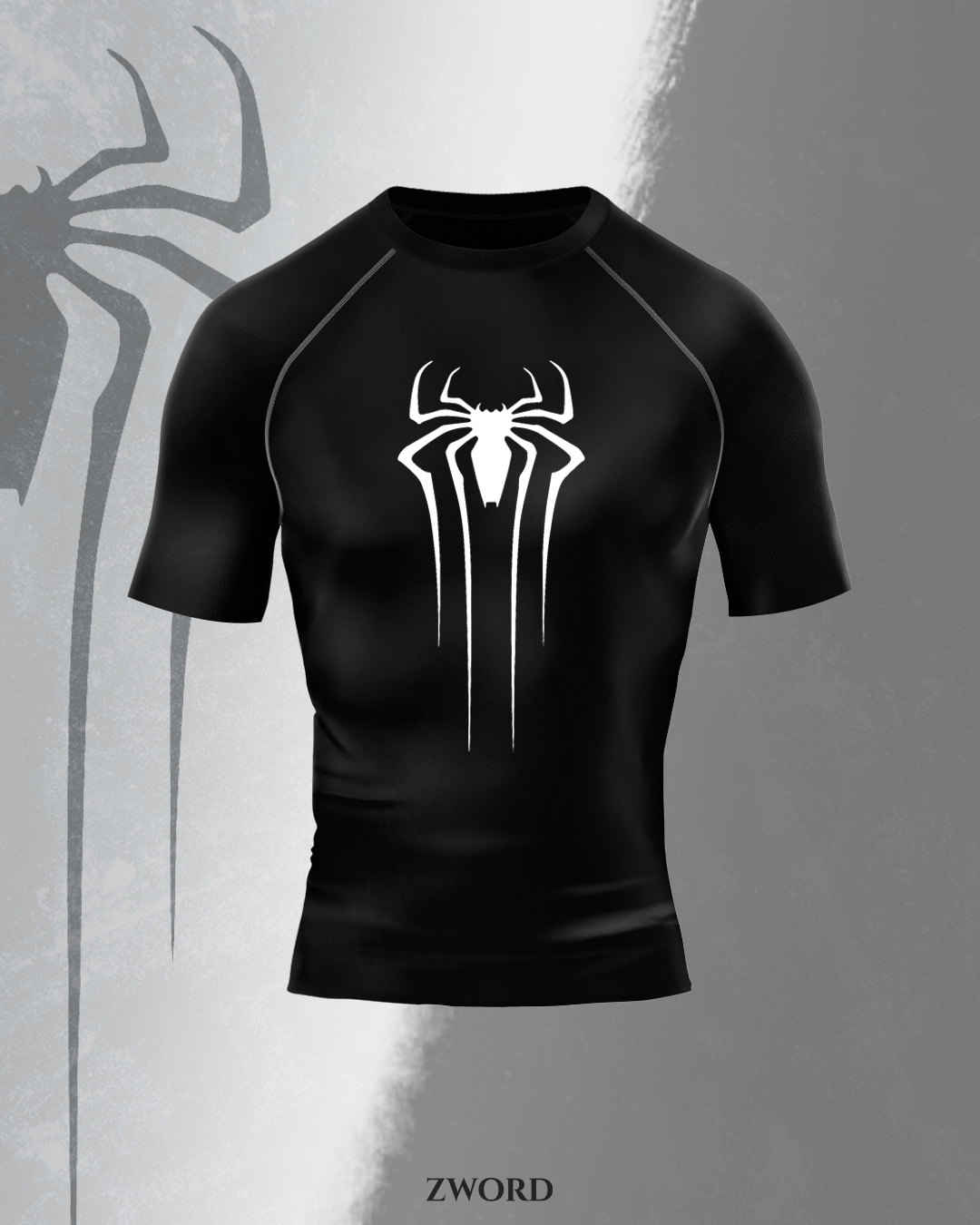 spider black half front