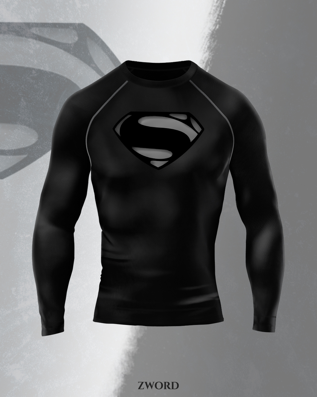 superman black front