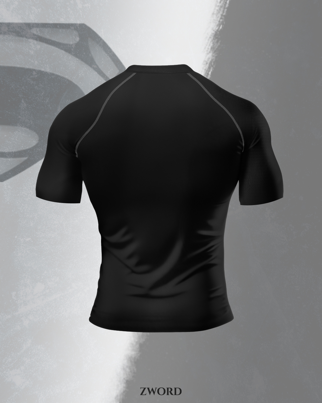 superman half black back